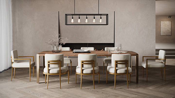 PB-11DAR Rectangular Dining Table -84"W