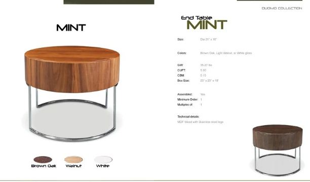 PB-26MINT Side Table