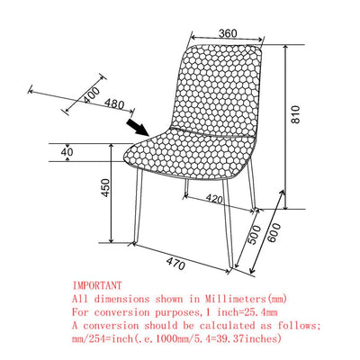PB-07BRI Side Chair (Set of 2)