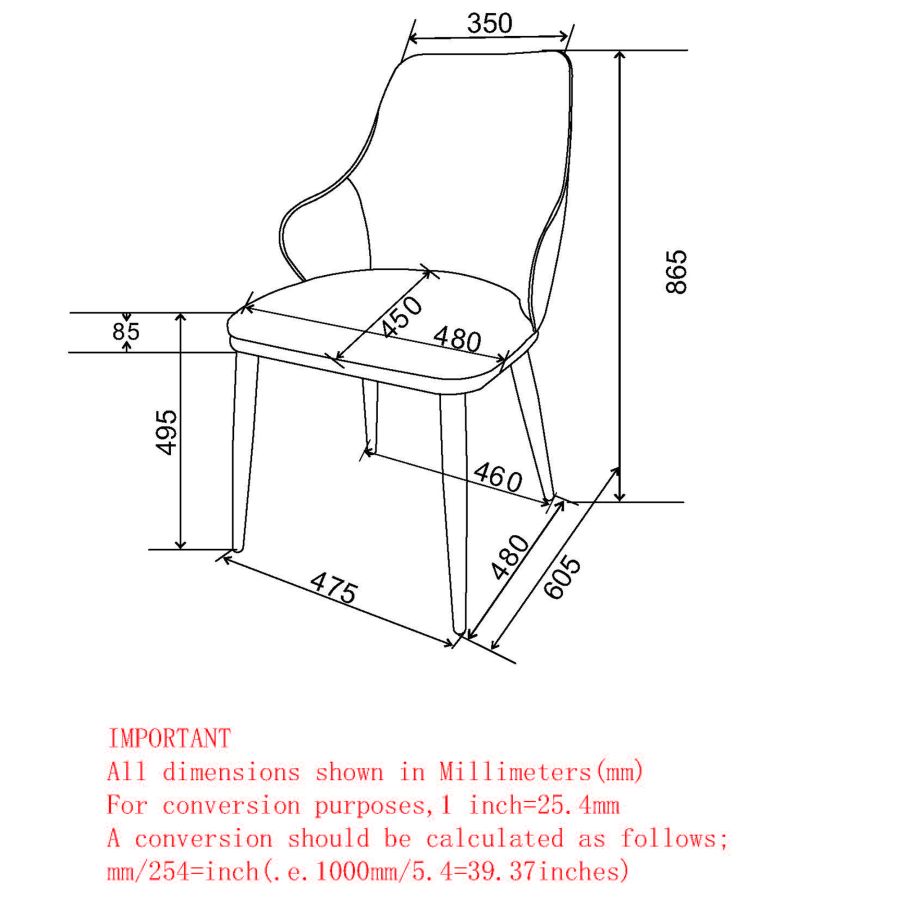 PB-07KAS Dining Chair (SET of 2)