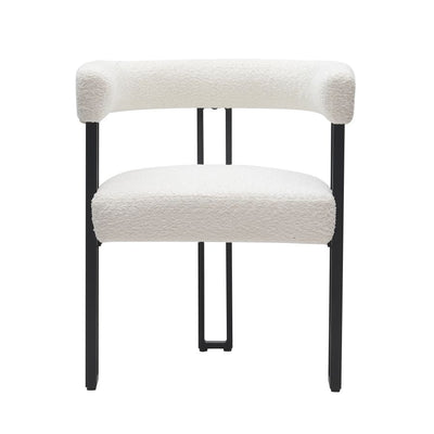 PB-07SCAR Dining Chair - Boucle Fabric (SET OF 2)