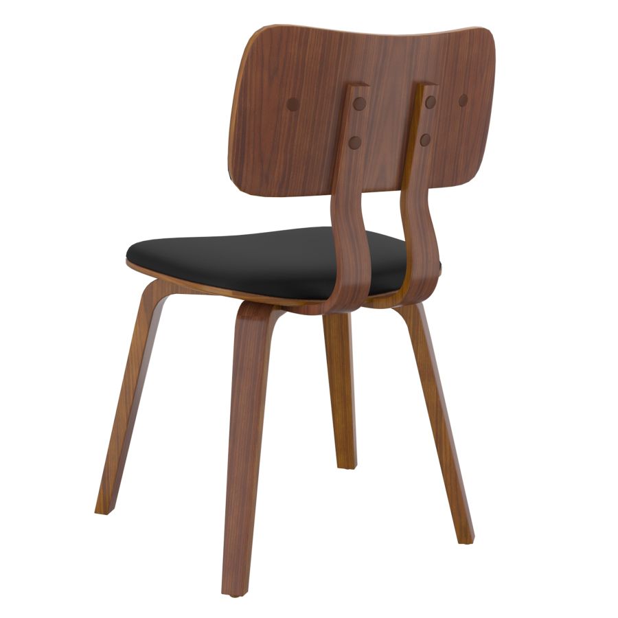 PB-07ZUN Dining Chair - Walnut