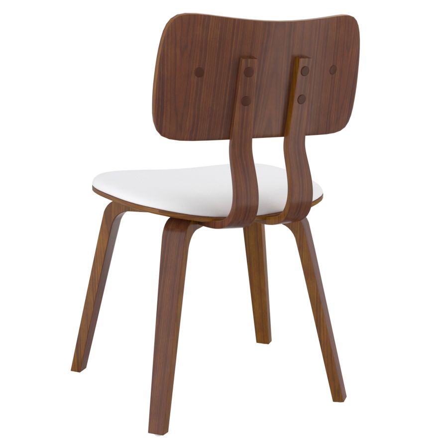 PB-07ZUN Dining Chair - Walnut