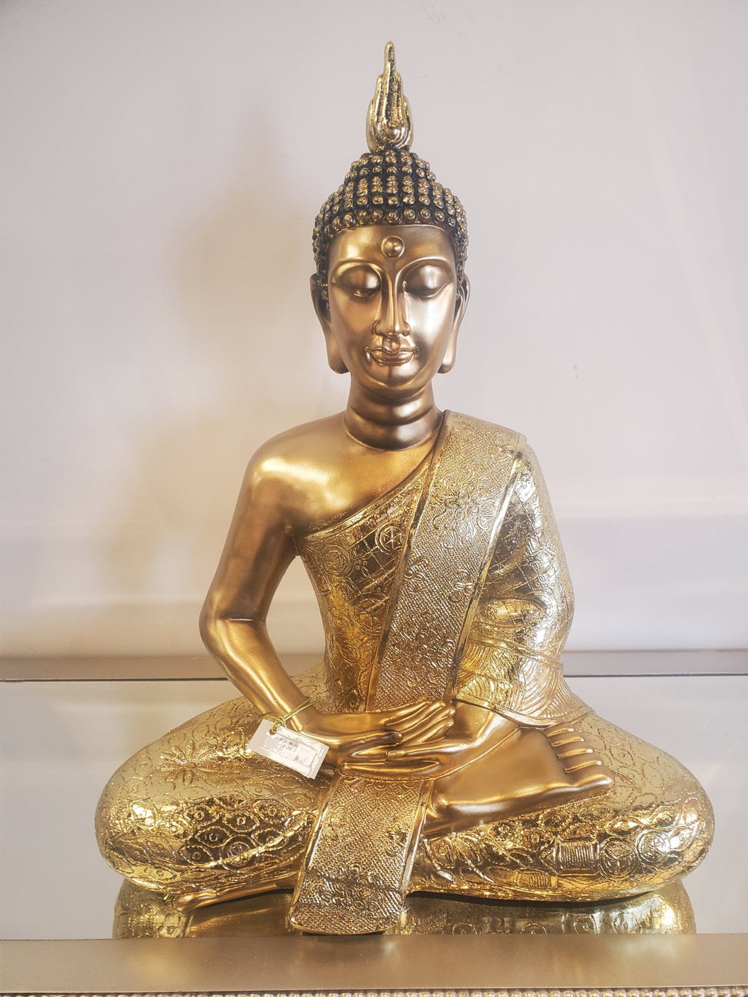 22-386 Gold Sitting Buddha