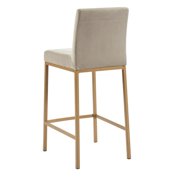 PB-07DIEG Counter Stool- Aged Gold Leg - SET OF 2