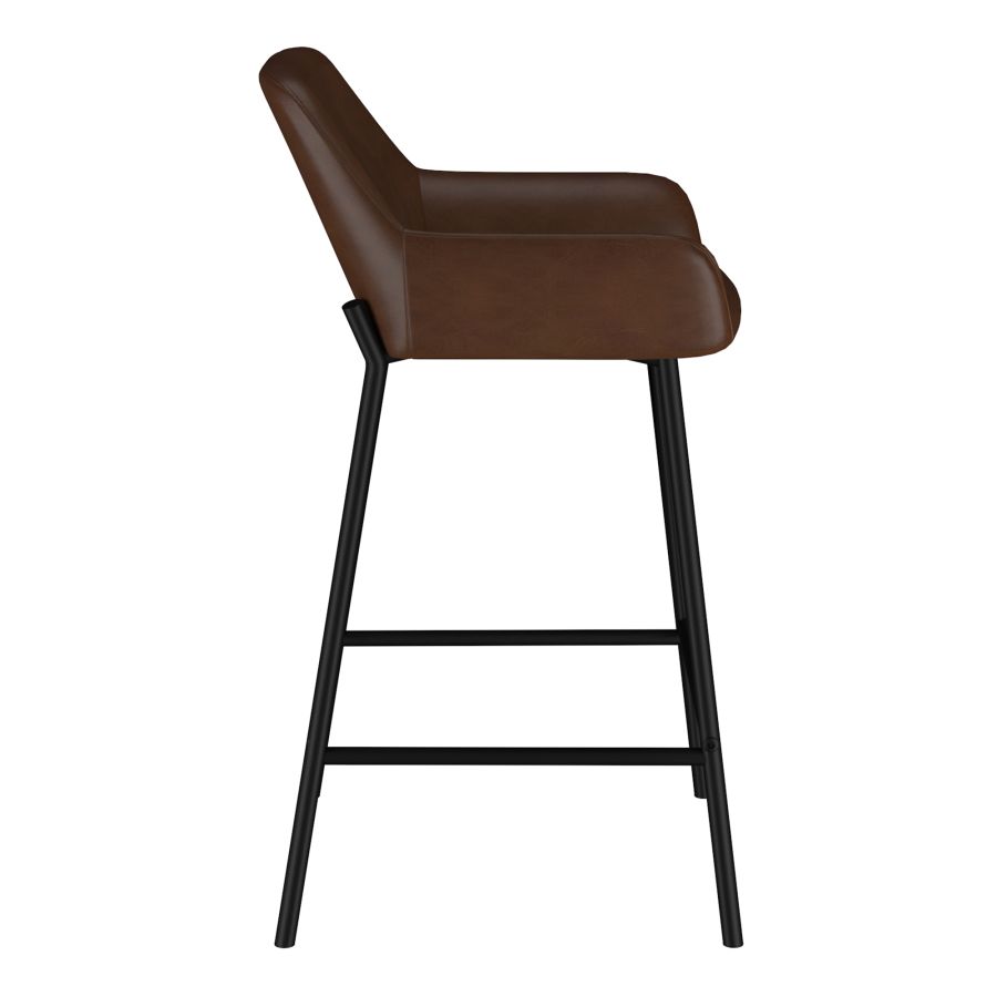 PB-07BAIL Counter Stool -26 in - SET OF 2  - Faux Leather