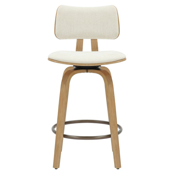 PB-07ZUN Swivel Counter Stool- Walnut