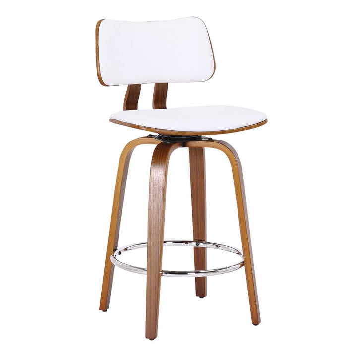 PB-07ZUN Swivel Counter Stool- Walnut