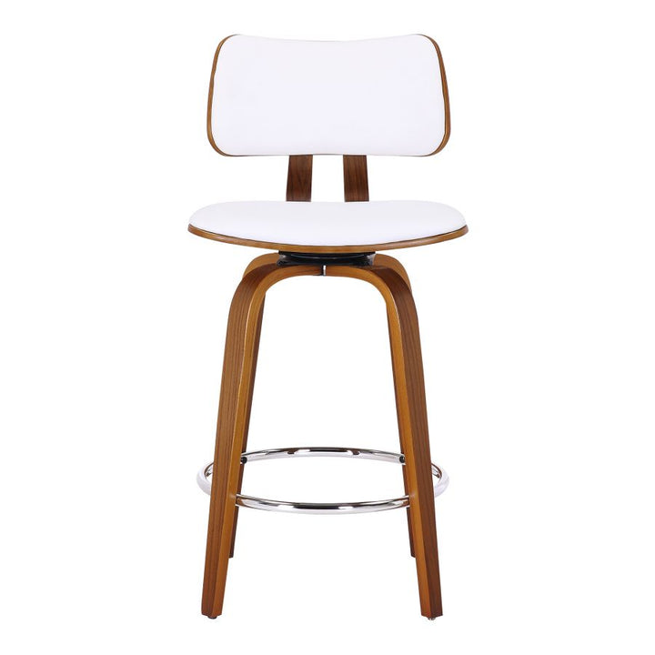 PB-07ZUN Swivel Counter Stool- Walnut