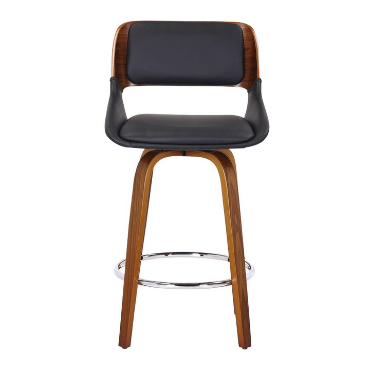 PB-07HUD Swivel Counter Stool- Walnut