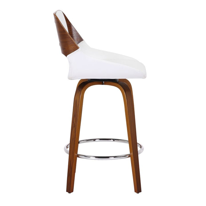 PB-07HUD Swivel Counter Stool- Walnut