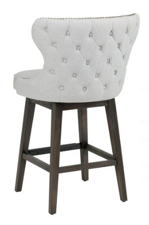 PB-06ARI Swivel Counter Stool  - Fabric CLEARANCE FLOOR DISPLAY 1 LEFT