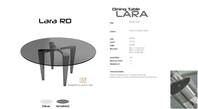 PB-26LAR Round Dining Table -60"D