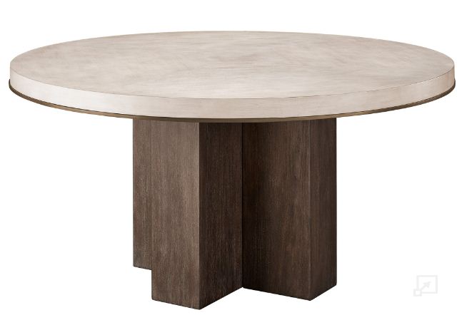 PB-01TOP-U225B757  Round Dining Table  60"D - ERINN V X