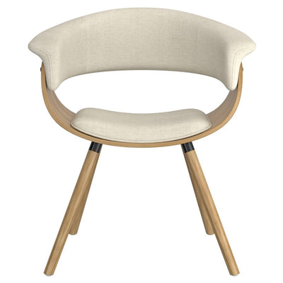 PB-07HOLT Dining Chair -Beige Fabric & Natural
