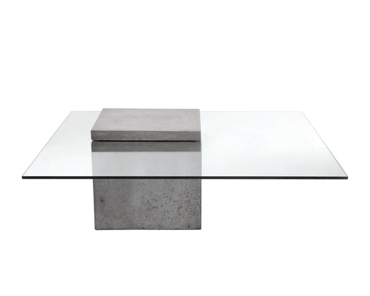 PB-06GRA  Square Coffee Table - 39.5 x 39.5 x 15H