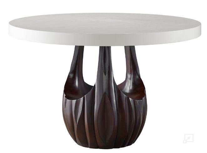 PB-01CAR- U225D750 Round Dining Table 48"D - ERINN V X