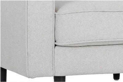 PB-06DON Accent Chair -Light Grey Fabric  SET OF 2