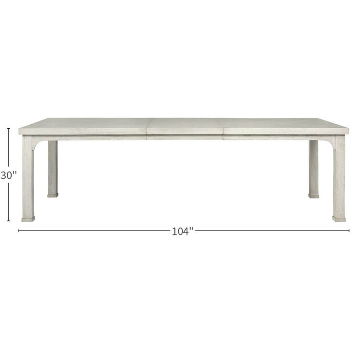 PB-01COAS-833653 Extension Rectangular Dining Table- 80"/104"