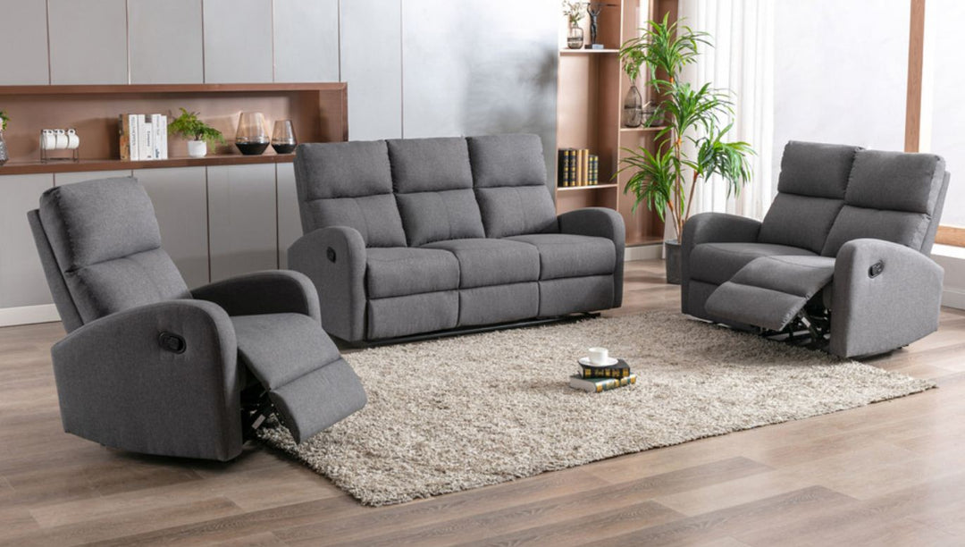 PB-10-99064SGY Reclining Loveseat