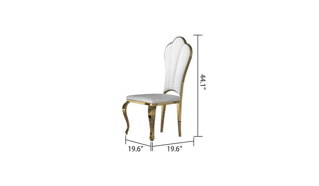 AYLI - 1640 Dining Chair- Gold