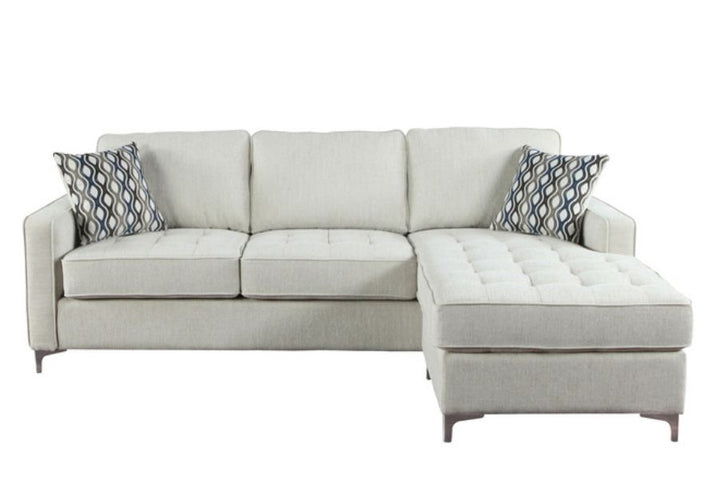 PB-10-9049 Reversible Sectional with Storage Chaise with 2 Pillows