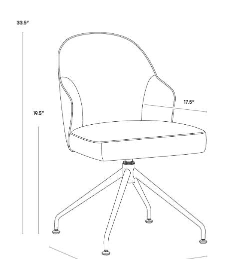 PB-06BRE Office Chair - Fabric