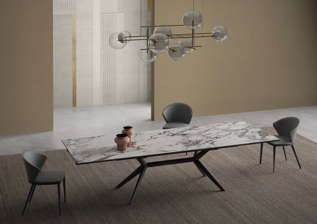 PB-26 Lago Ceramic Top Dining Table - Extension