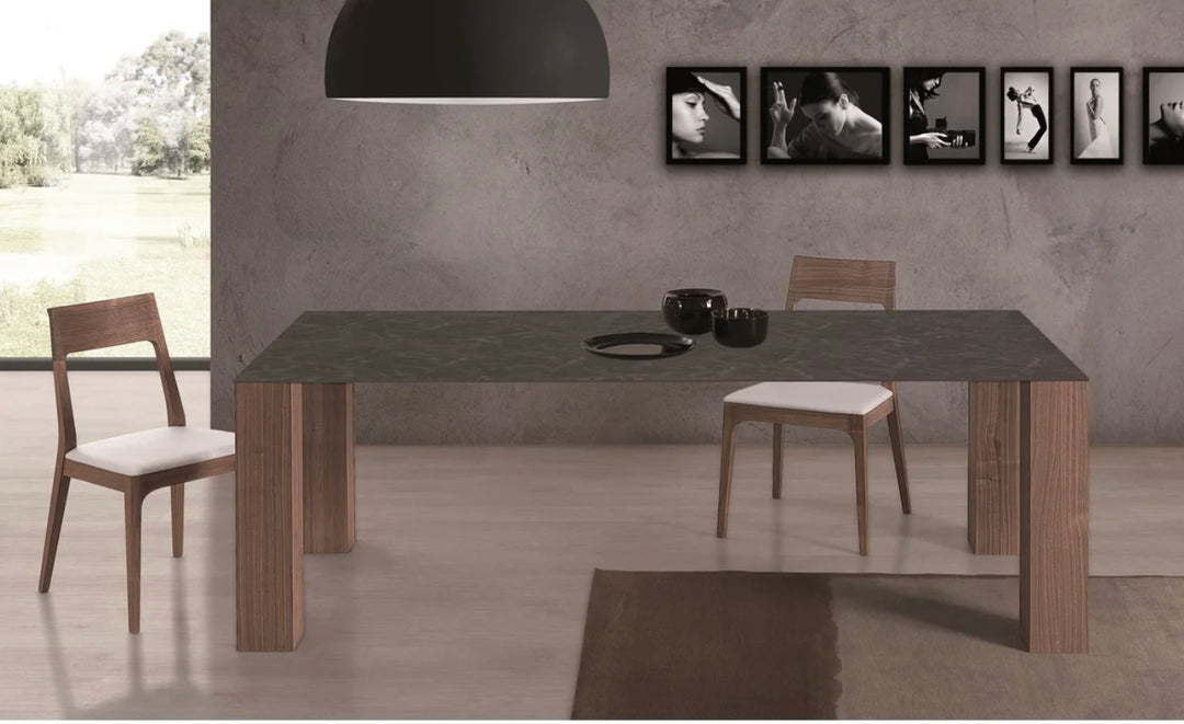 PB-26THIN DT Ceramic Top Dining Table - Extension