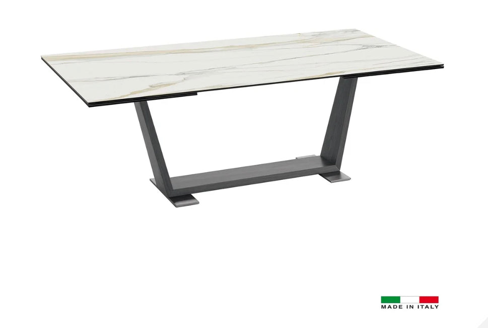 PB-26OBL Ceramic Top Dining Table - Extension