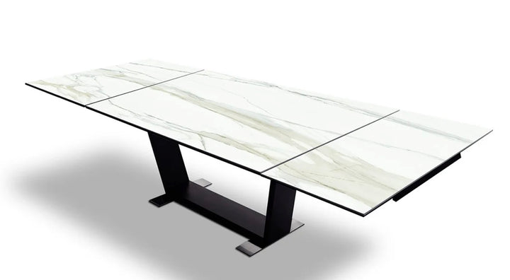 PB-26OBL Ceramic Top Dining Table - Extension