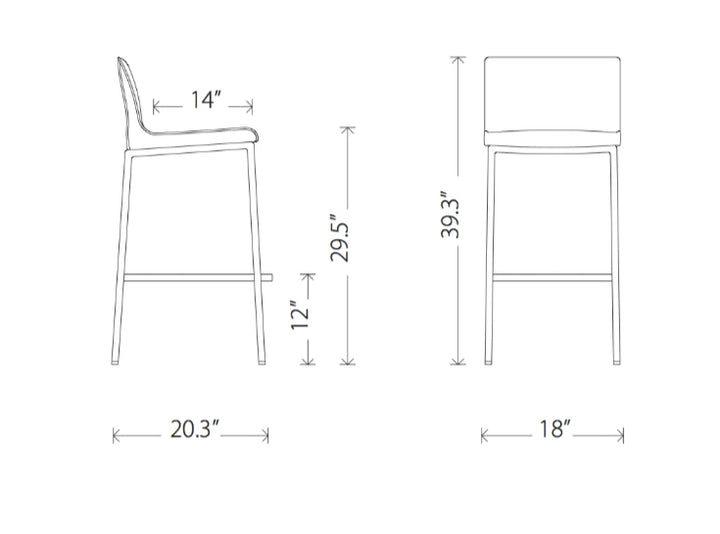 Nuevo HGAR283 Colter Bar Stool