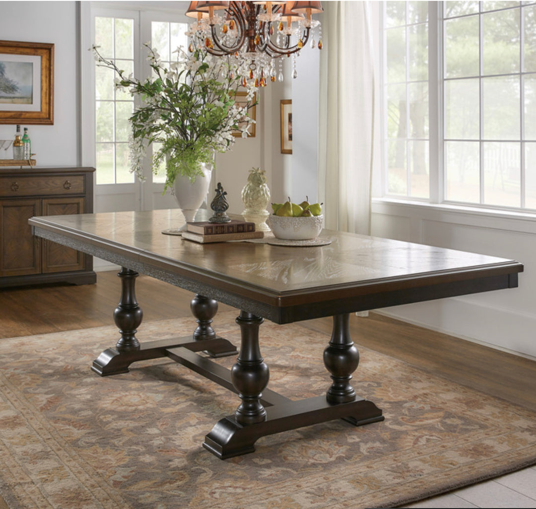 PB-10-5703 Extension Dining Table - Extends to 104”