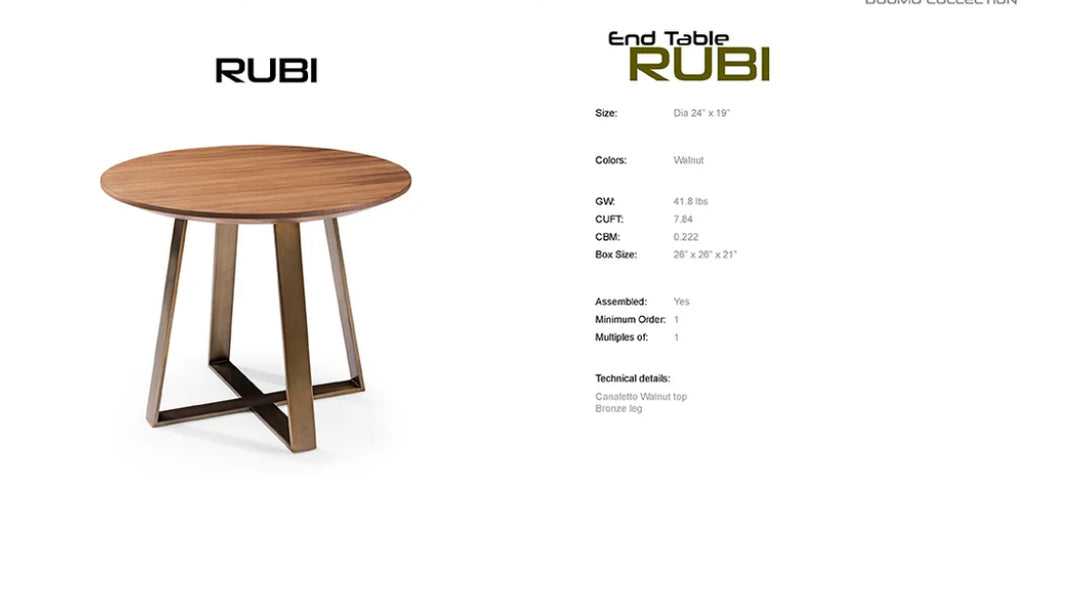 PB-26RUB End Table