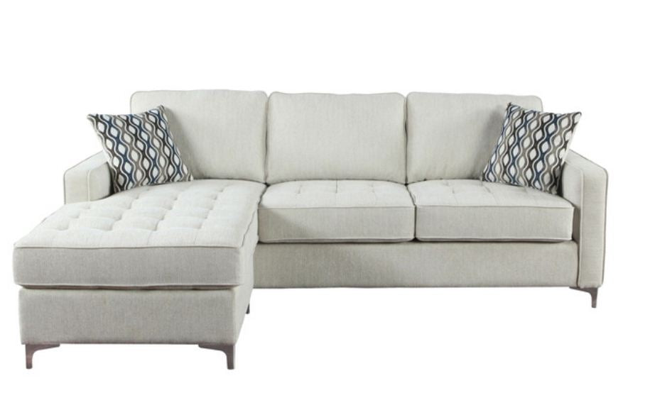 PB-10-9049 Reversible Sectional with Storage Chaise with 2 Pillows