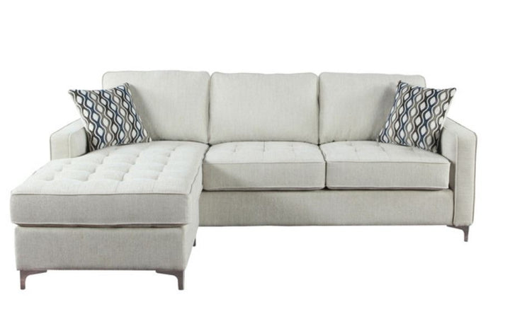 PB-10-9049 Reversible Sectional with Storage Chaise with 2 Pillows