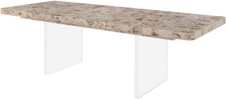 PB-01-TRAN-U195A653 Extension Rectangular Dining Table-86/106