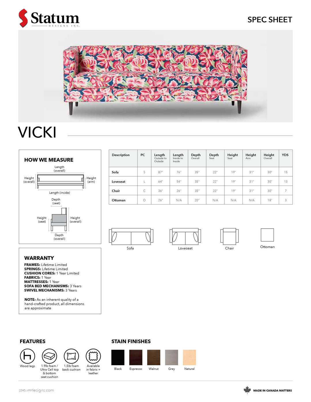 Vicki Sofa