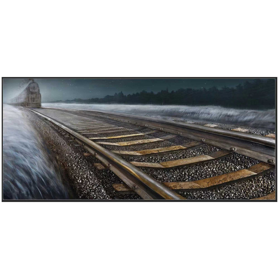 Horizontal 3D Train Track