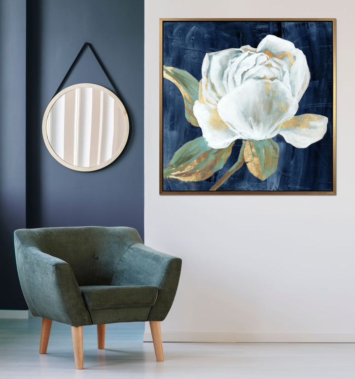 Blue Peony -36 x 36  - SALE