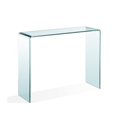 PB-20CUR Bent Glass Console Table