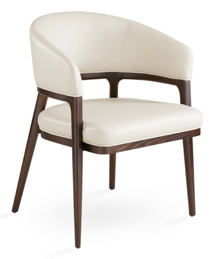 PB-11ERI Dining Chair - Aspen Taupe Faux Leather