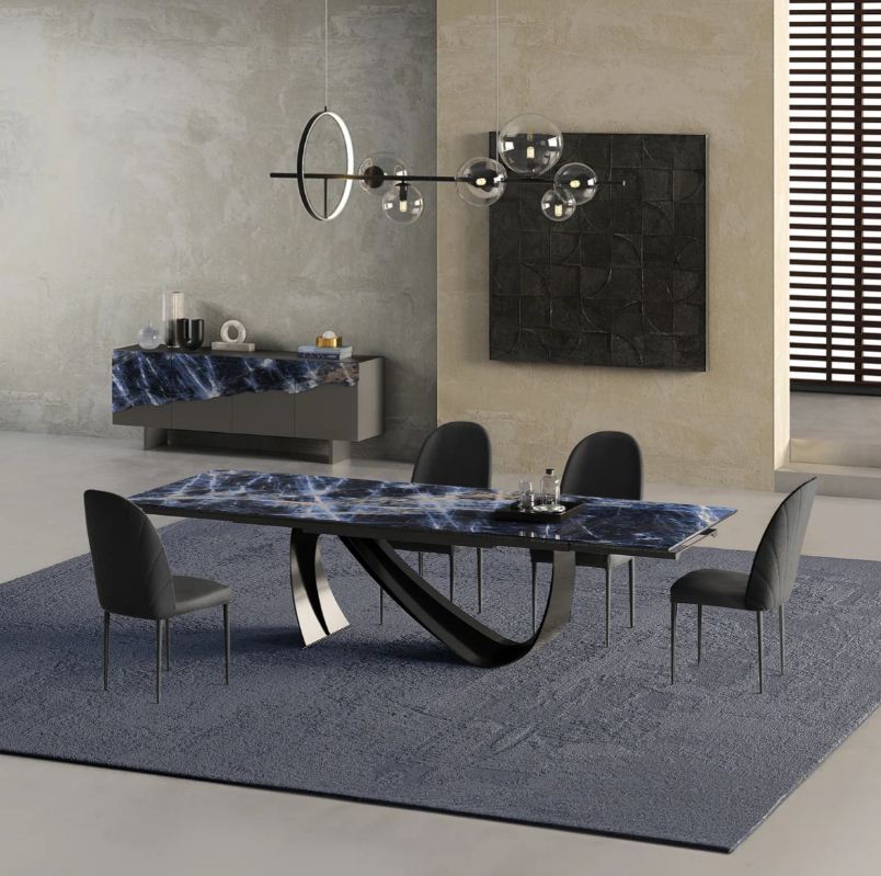 PB-26 Genoa Ceramic Top Dining Table - Extension