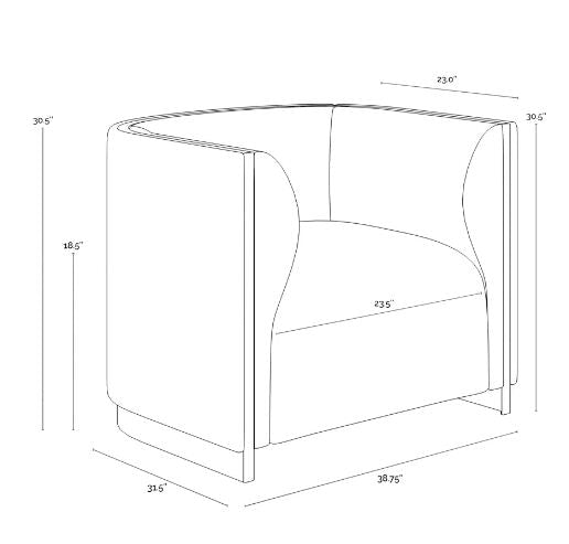 PB-06LAR Accent Armchair