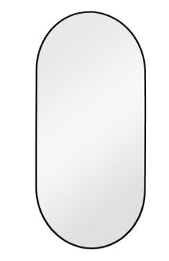 IMP9001 PILL SHAPE MIRROR - BLACK