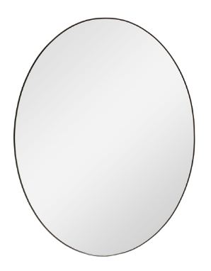 IMP9029  OVAL MIRROR - BLACK