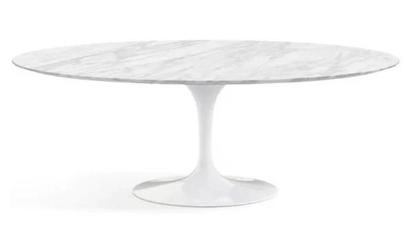 PB-28 Oval  Marble Dining Table