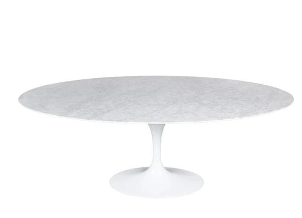 PB-28 Oval  Marble Dining Table