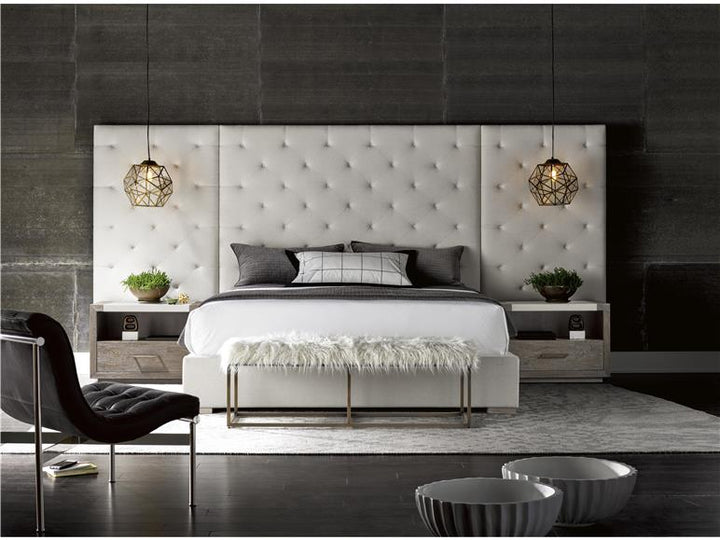 PB-01 -643220BW Modern Brando Bed with Panels- King