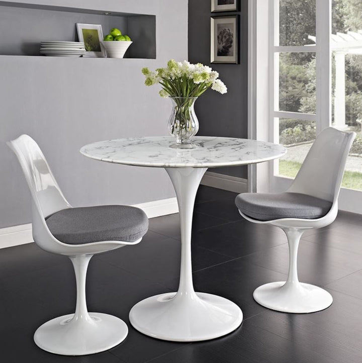 PB-28TULIP Round Marble Table